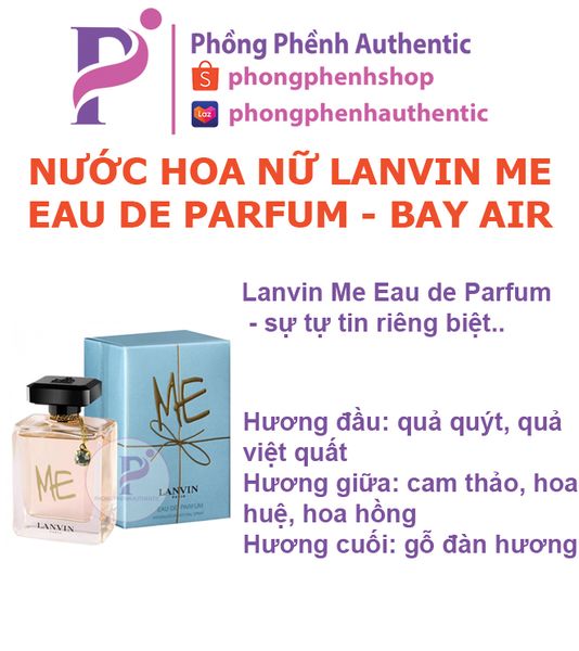 NƯỚC HOA NỮ LANVIN ME EDP 50ML