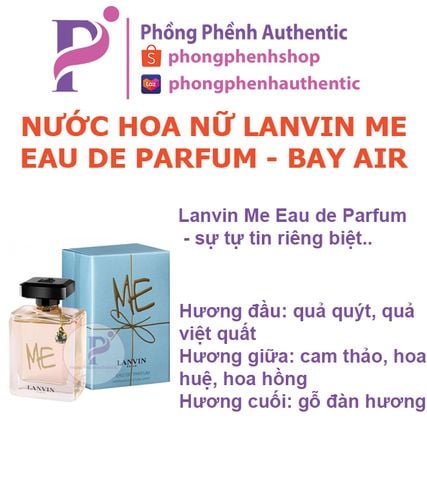 NƯỚC HOA NỮ LANVIN ME EDP 50ML