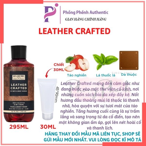 Sữa Tắm Nam Bath & Body Works Men’s Collection 295ml - Chính Hãng