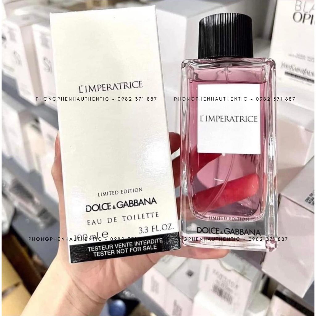 NƯỚC HOA NỮ D&G L'IMPATRICE LIMITED EDITION EDT 100ML TESTER VỎ GIẤY