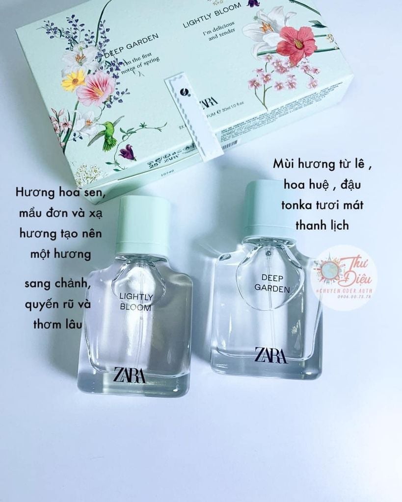 [30ML] Nước hoa Nữ ZARA các mùi mua sale