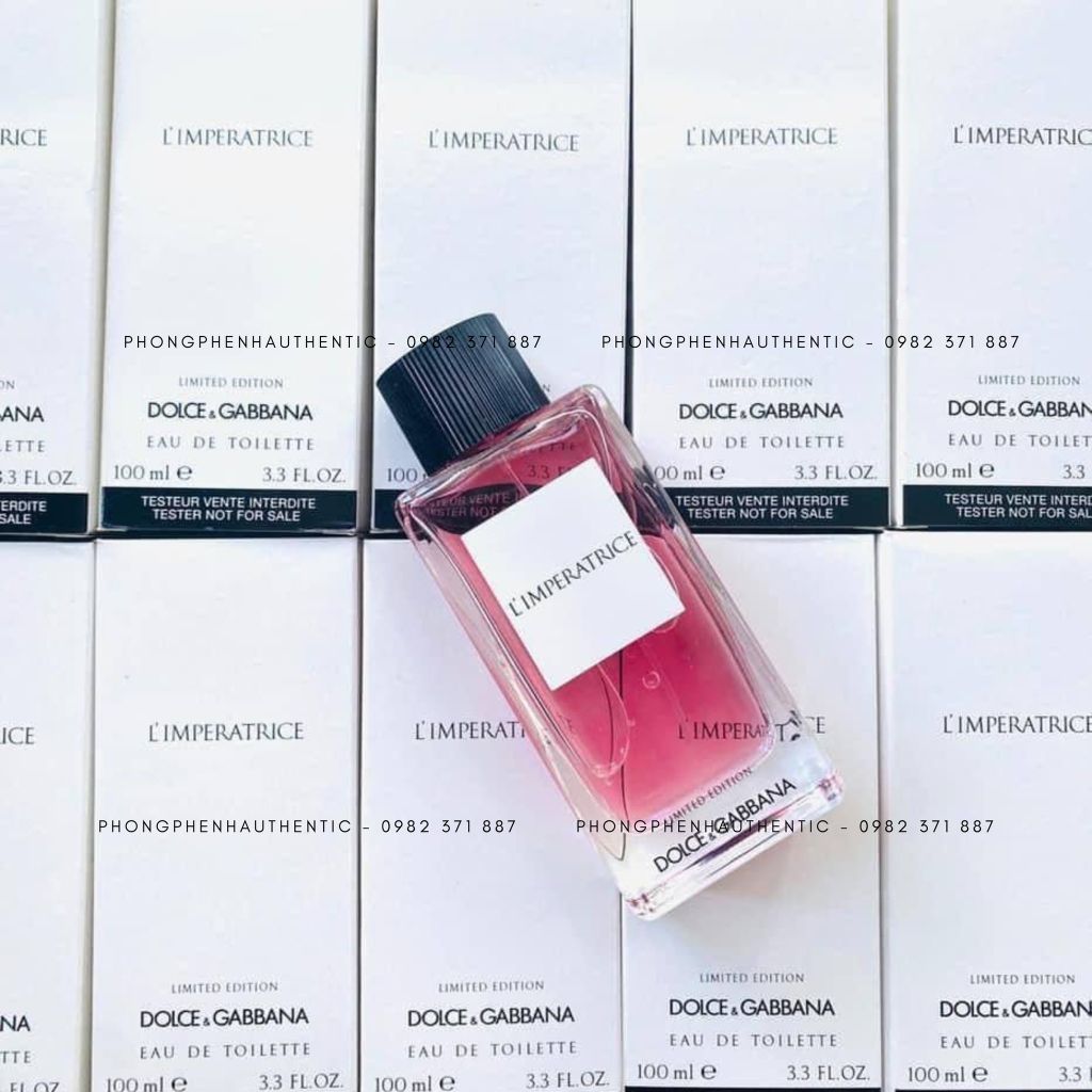 NƯỚC HOA NỮ D&G L'IMPATRICE LIMITED EDITION EDT 100ML TESTER VỎ GIẤY