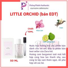 Nước hoa bé gái Zara các mùi EDT 50ml -100ml ( đủ bill ) - PHỒNG PHỀNH