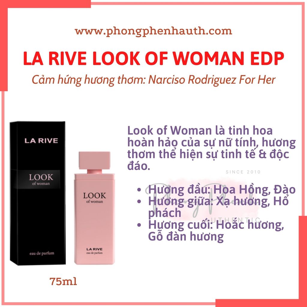 NƯỚC HOA NỮ LA RIVE FULL SIZE 75ML - 90ML