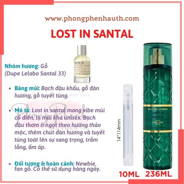XỊT THƠM CƠ THỂ BATH & BODY WORKS BODY MIST 236ml DÒNG LUXURY