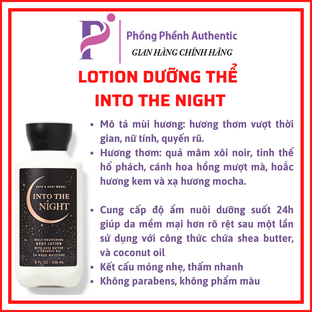 Dưỡng thể nước hoa Bath & Body Works  Body Lotion 236ml