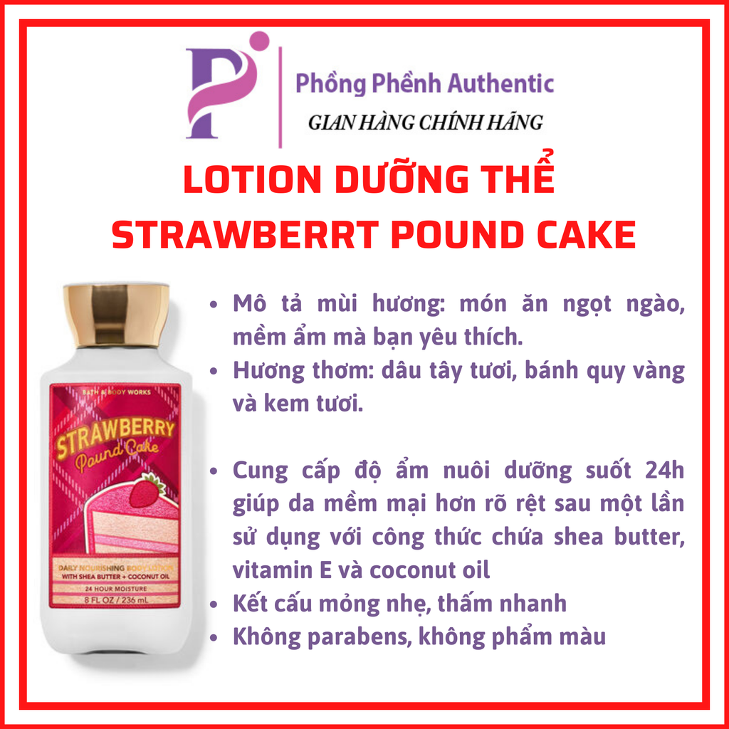 Dưỡng thể nước hoa Bath & Body Works  Body Lotion 236ml