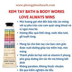 KEM DƯỠNG DA TAY BATH &BODY WORKS TUÝP 29ML