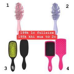 Lược gỡ rối WET BRUSH full size mua sale