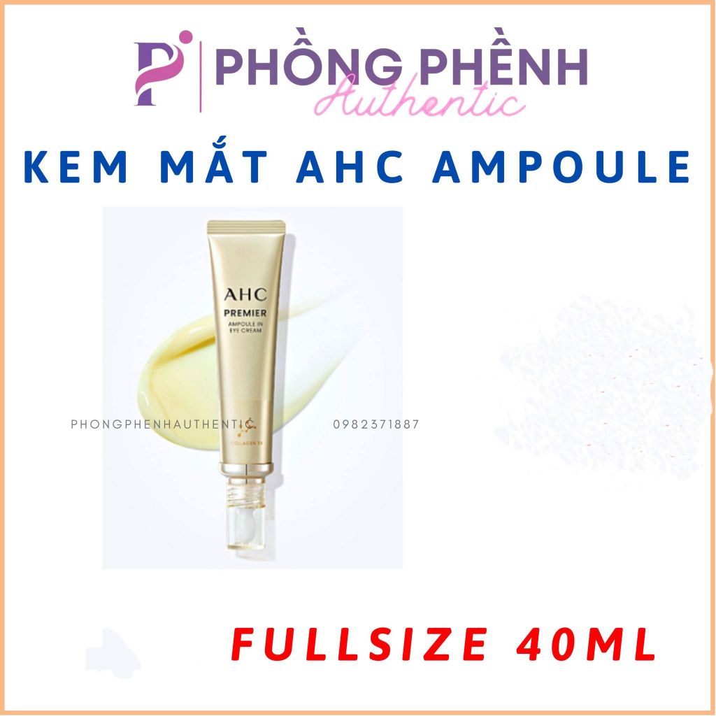 KEM MẮT GIẢM NHĂN, CHỐNG LÃO HÓA AHC PREMIER AMPOULE IN EYE CREAM  FULLSIZE 40ML
