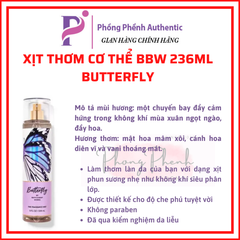 XỊT THƠM CƠ THỂ BATH & BODY WORKS BODY MIST 236ML