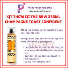 XỊT THƠM CƠ THỂ BATH & BODY WORKS BODY MIST 236ML