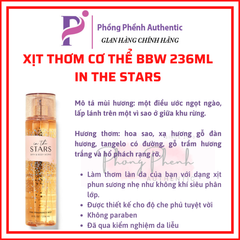 XỊT THƠM CƠ THỂ BATH & BODY WORKS BODY MIST 236ML