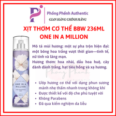 XỊT THƠM CƠ THỂ BATH & BODY WORKS BODY MIST 236ML