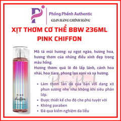 XỊT THƠM CƠ THỂ BATH & BODY WORKS BODY MIST 236ML