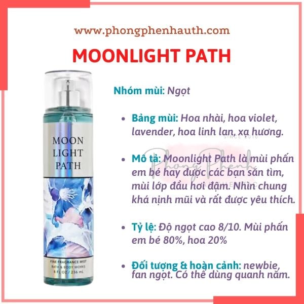XỊT THƠM CƠ THỂ BATH & BODY WORKS BODY MIST 236ML