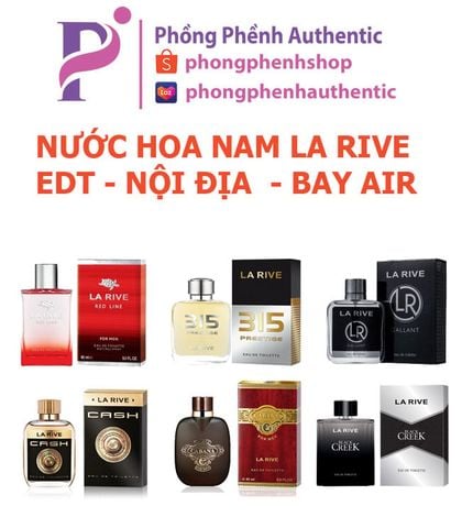 NƯỚC HOA NAM LA RIVE FOR MEN EDT CÁC MÙI MUA SALE