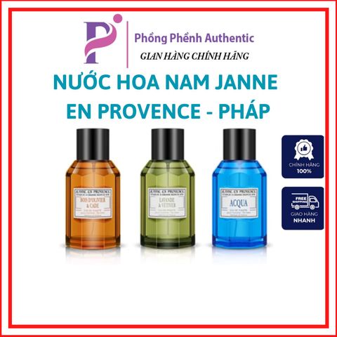 Nước hoa Nam Janne En Provence Neroli Intense - Acqua EDT Pour Homme 100ml - PHỒNG PHỀNH