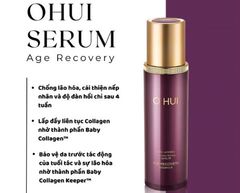 TINH CHẤT DƯỠNG CHỐNG LÃO HÓA, CHỐNG NHĂN OHUI SERUM AGE RECOVERY CHAI 25ML NO BOX DATE 11/26