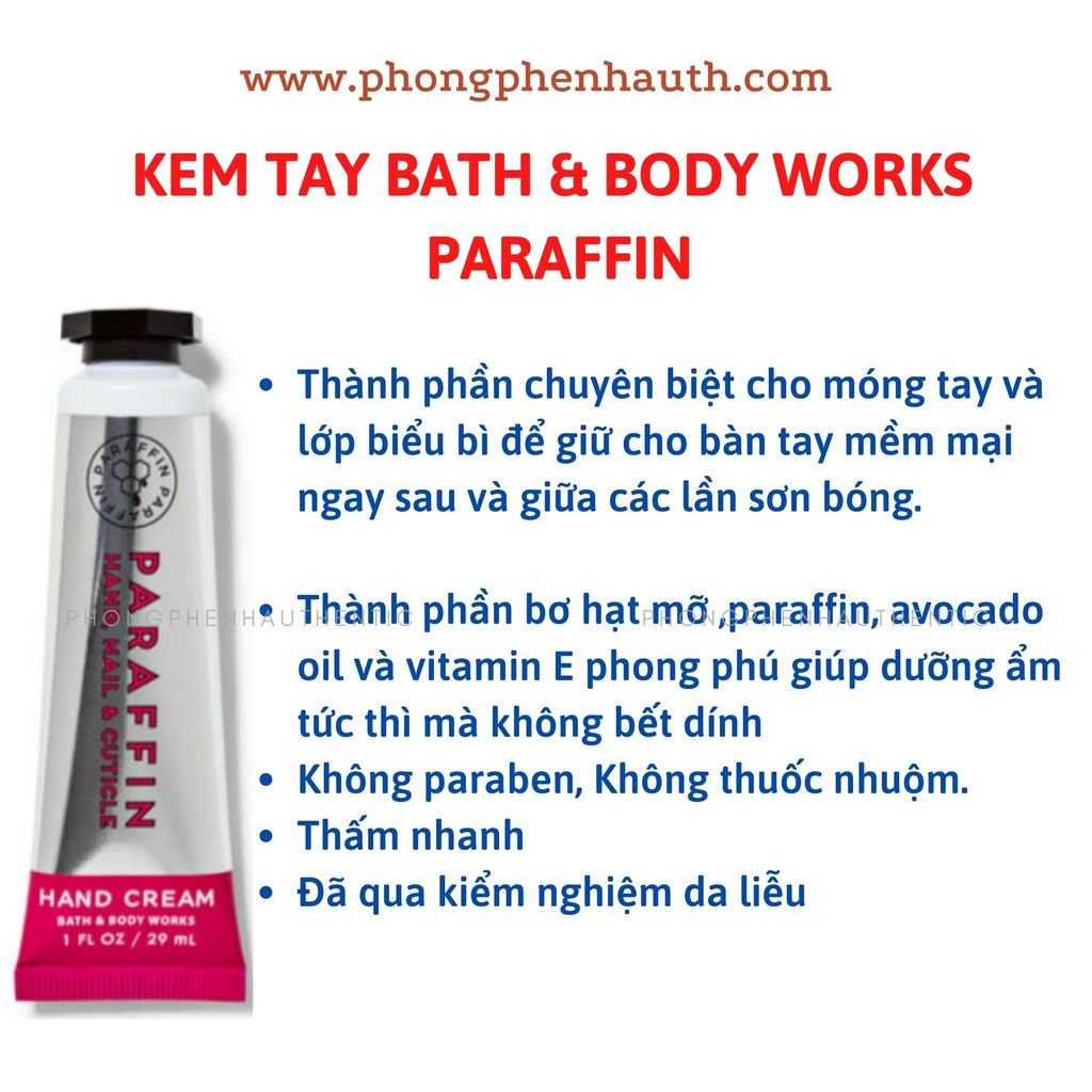 KEM DƯỠNG DA TAY BATH &BODY WORKS TUÝP 29ML