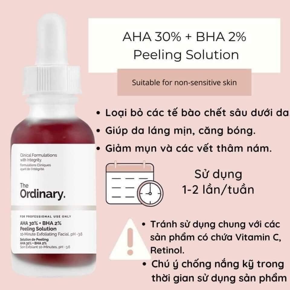 SERUM THE ORDINARY AHA + BHA PEELING SOLUTION