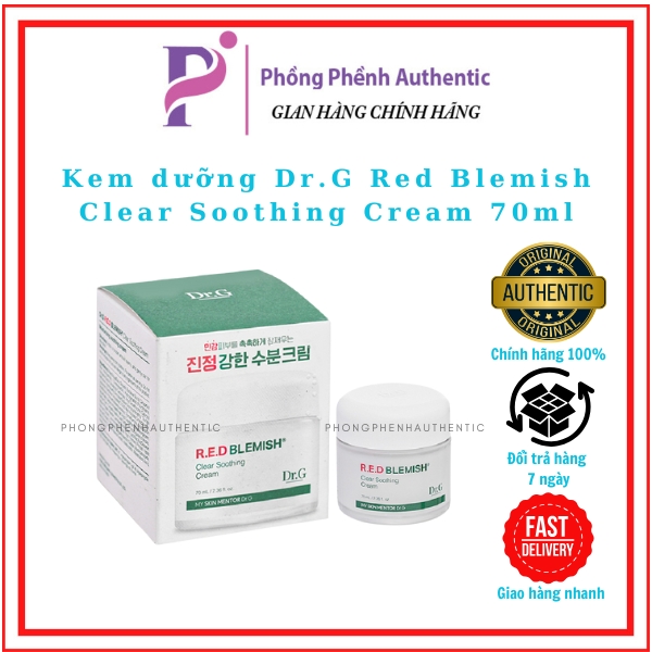 Kem dưỡng Dr.G Red Blemish Clear Cream 70ml