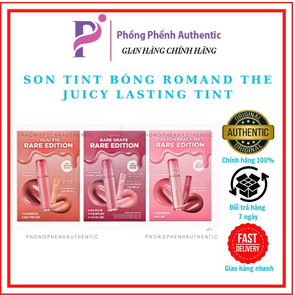 SON TINT BÓNG ROMAND THE JUICY LASTING TINT