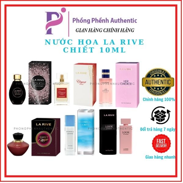 [Chiết 10ML] NƯỚC HOA NỮ LA RIVE