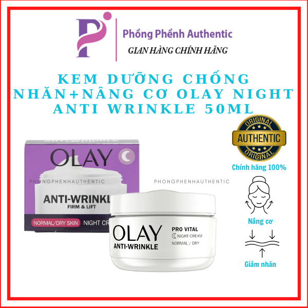Kem Chống Lão Hoá Olay Anti-Wrinkle Firm and Lift 50ml Bản UK