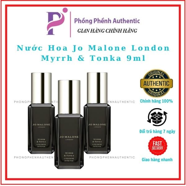[MINI NOBOX] Nước Hoa Jo Malone London Myrrh & Tonka Cologne Intense 9ml