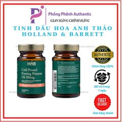 Tinh dầu hoa anh thảo Holland & Barrett Evening Primrose Oil 500mg hũ 30 viên