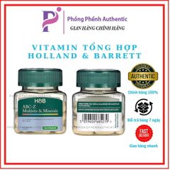 Viên uống Vitamin tổng hợp ABC - Z Holland & Barrett Multivits & Minerals 30 viên