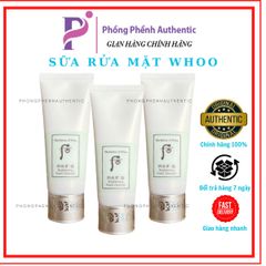 Sữa Rửa Mặt Làm Trắng Da Hoàng Cung Whoo 100ml Brightening Foam Cleanser