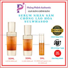 Tinh Chất Dưỡng Chống Lão Hoá Sulwhasoo Concentrated Ginseng Renewing Serum 5ml