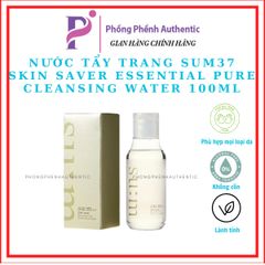 NƯỚC TẨY TRANG SUM 37 SKIN ESSENTIAL CLEANSING WATER 100ML
