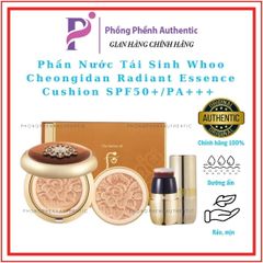 Phấn Nước Tái Sinh Whoo Cheongidan Radiant Essence Cushion SPF50+/PA+++ HOA HIÊN TÁI SINH