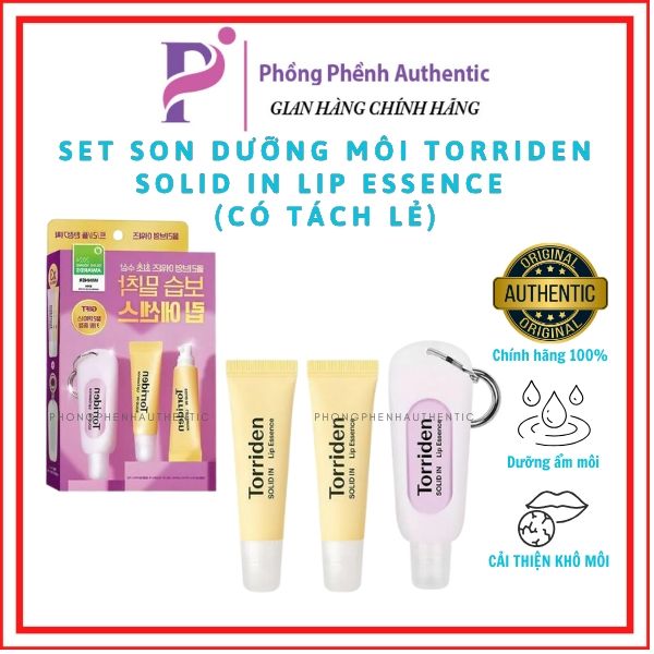 Son Dưỡng Môi Giảm Bong Tróc, Nứt Nẻ Torriden Solid In Ceramide Lip Essence