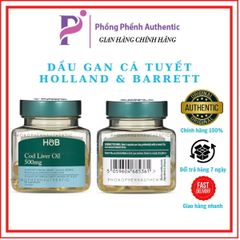 Viên uống dầu gan cá tuyết Holland & Barrett Cod Liver Oil 500mg 30 viên