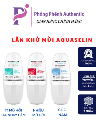 Lăn khử mùi đặc trị Aquaselin Specialist anti-perspirant 50ml