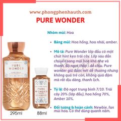 [TRAVEL SIZE] SỮA TẮM LƯU HƯƠNG NƯỚC HOA SHOWER GEL BATH & BODY WORK NAM - NỮ 88ML