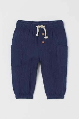 QUẦN DÀI H&M KID BOY  NAVY BLUE VỢT SALE