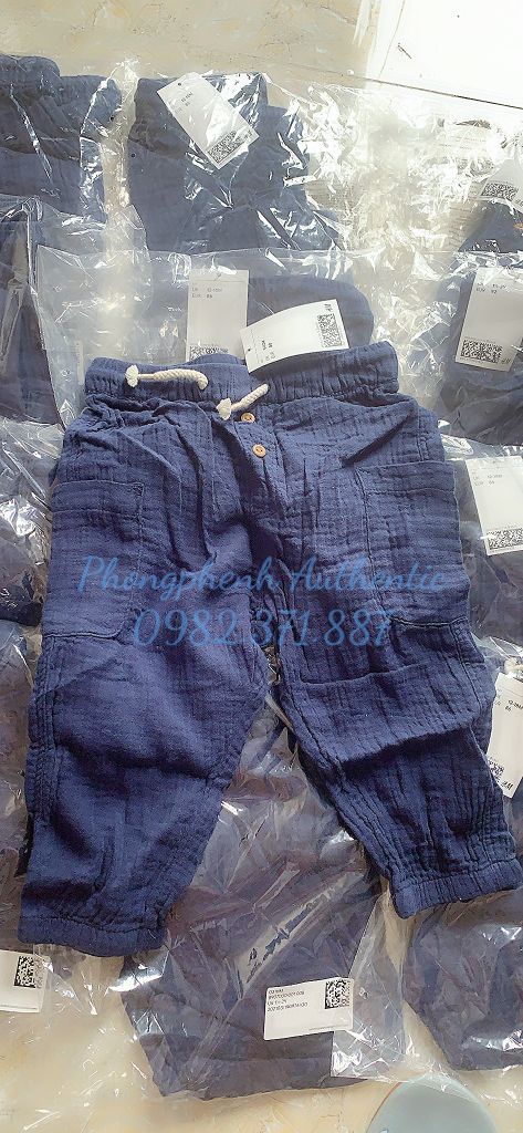 QUẦN DÀI H&M KID BOY  NAVY BLUE VỢT SALE