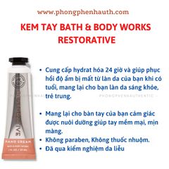 KEM DƯỠNG DA TAY BATH &BODY WORKS TUÝP 29ML