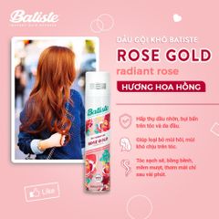 DẦU GỘI KHÔ BATISTE DRY SHAMPOO 200ML