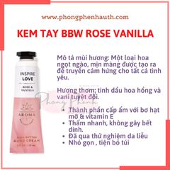 KEM DƯỠNG DA TAY BATH &BODY WORKS TUÝP 29ML