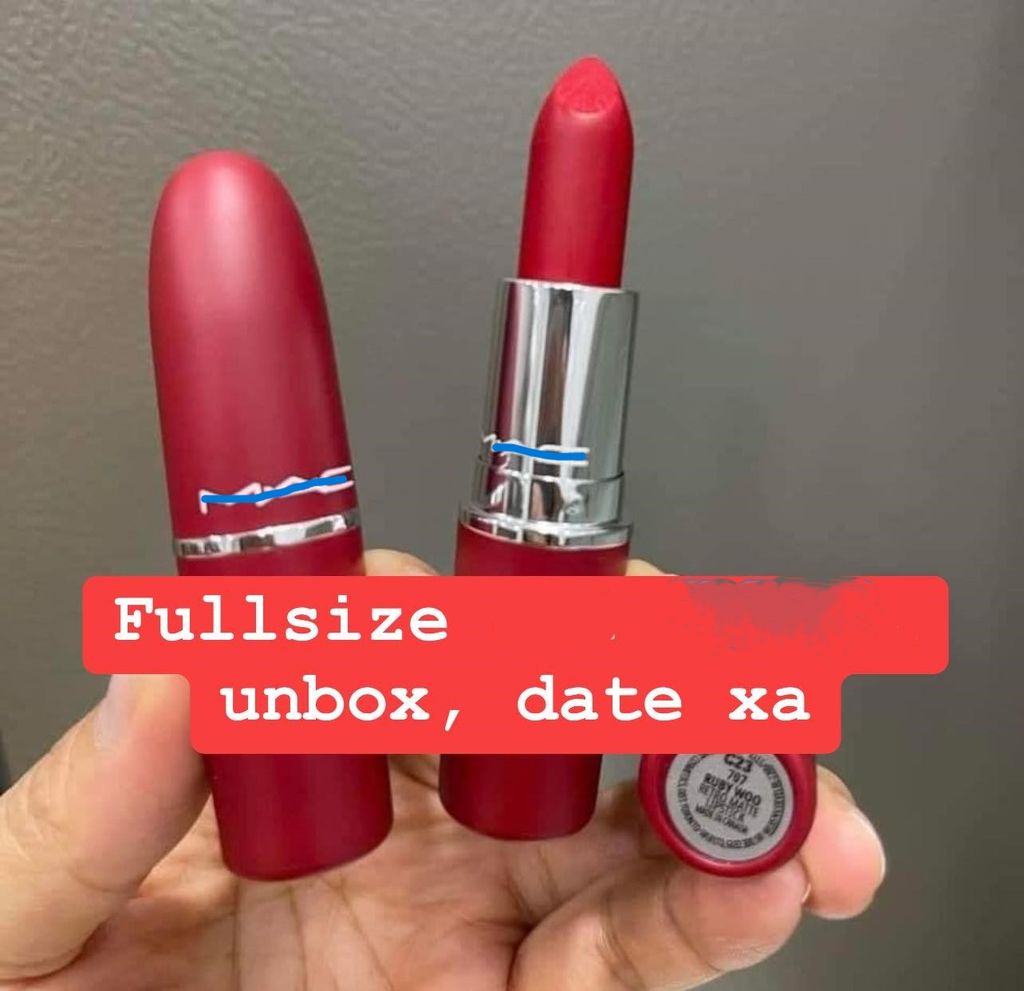 SET 3  SON MAC LIPSTICK TRIO FULLSIZE FULLBOX