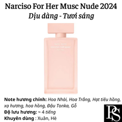 Nước hoa Nữ Narciso Rodriguez 90ml - 100ml đủ các mùi: Pure Musc, Cristal, Musc Noir Rose, Forever, For Her...