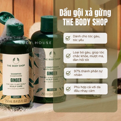 DẦU GỘI GỪNG THE BODY SHOP GINGER SHAMPOO bản Trung 400ml date 9/25