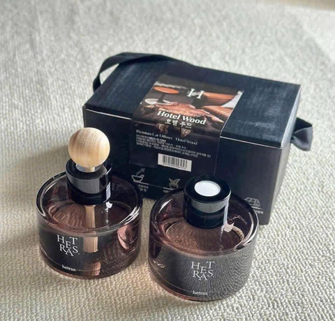 [CÓ TÁCH LẺ]NƯỚC HOA Ô TÔ HETRAS SET 2 CHAI 77ML