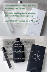 Nước hoa Nam - Nữ Unisex CK One - CK Be đủ size 100ml , 200ml - PHỒNG PHỀNH